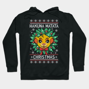 Hakuna matata ugly christmas sweater Hoodie